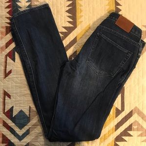 Madewell Rail Straight Jeans - Dark Blue